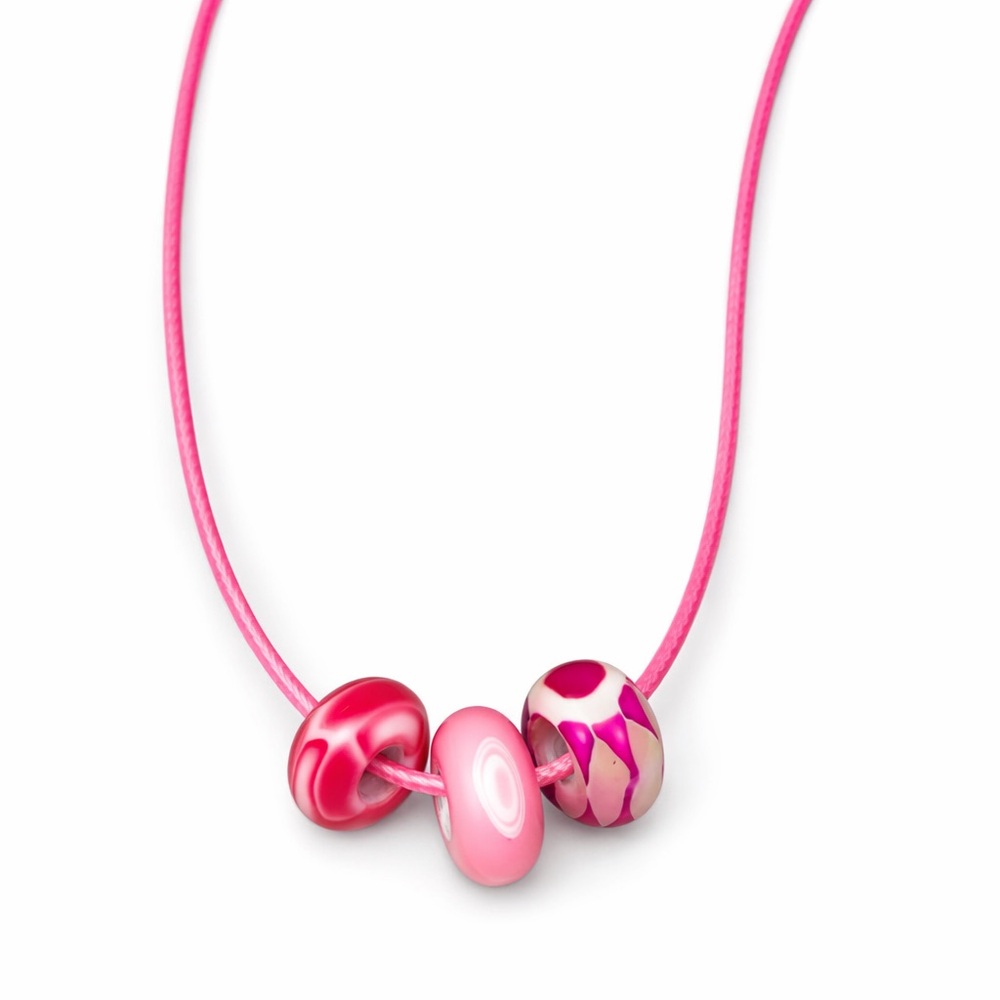 Elegant Pink Beaded Necklace